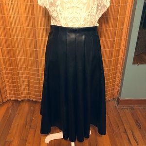 Faux Leather Trumpet Skirt Size 14 Eloquii Studio